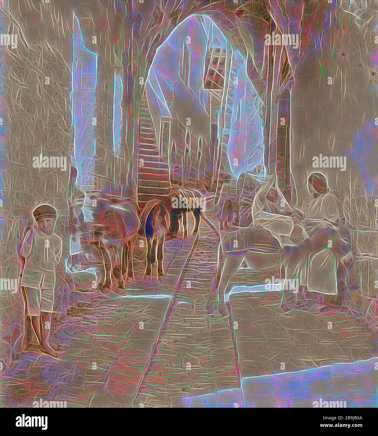 Nazareth, old city street. 1898, Israel, Nazareth Stock Photo Alamy