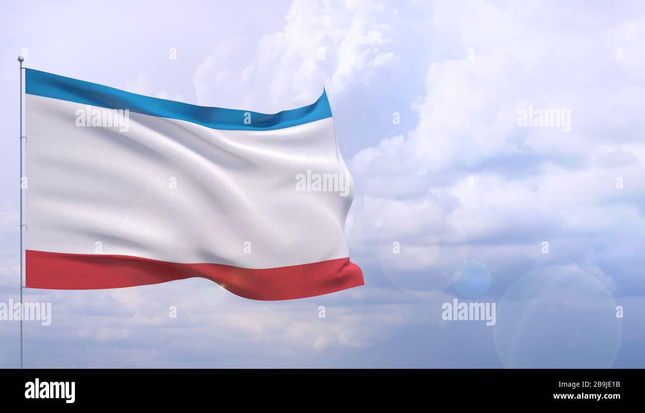 Flag crimea close up hi-res stock photography and images - Alamy