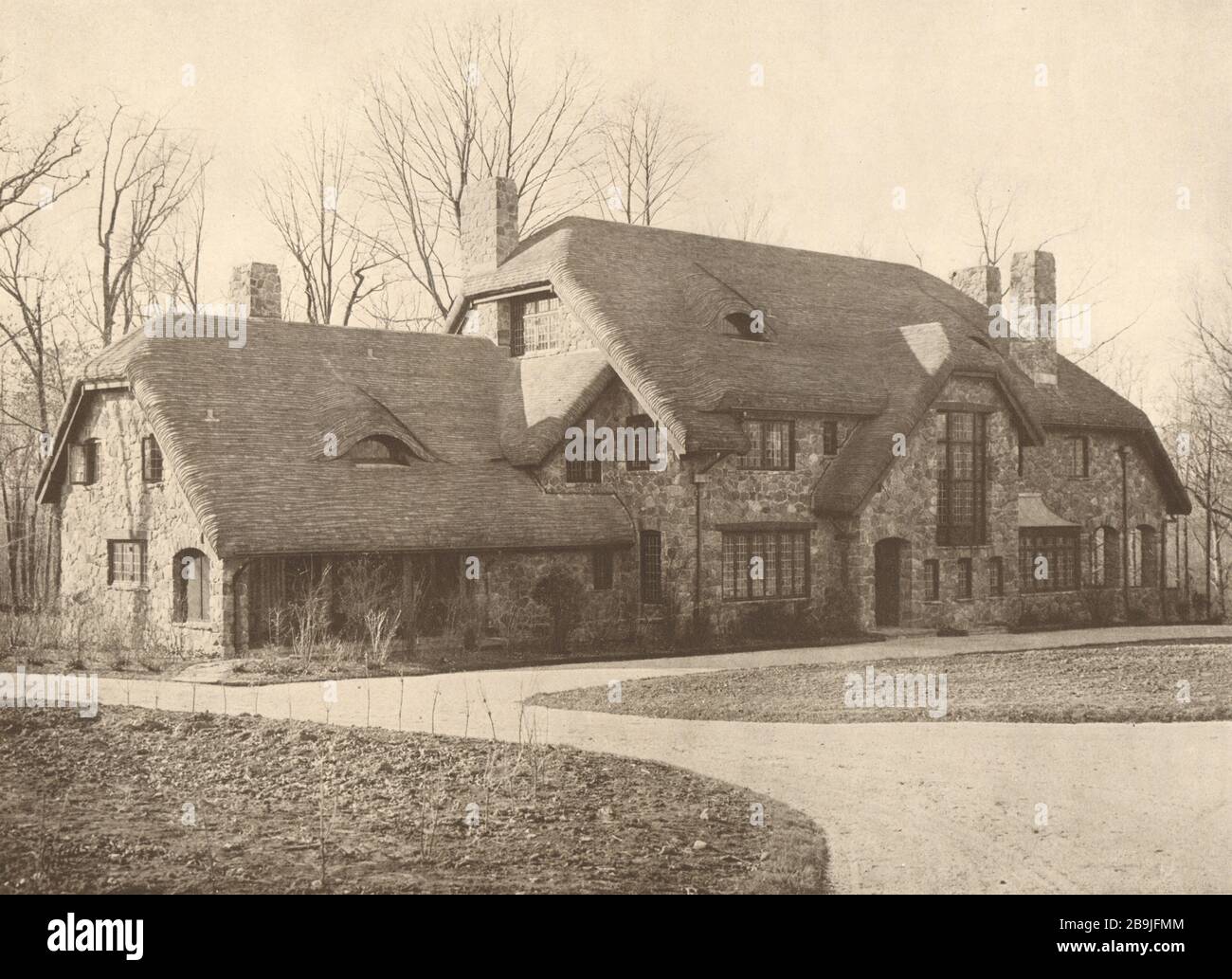 Residence, A. E. Davis, Scarsdale, New York. Front view. William
