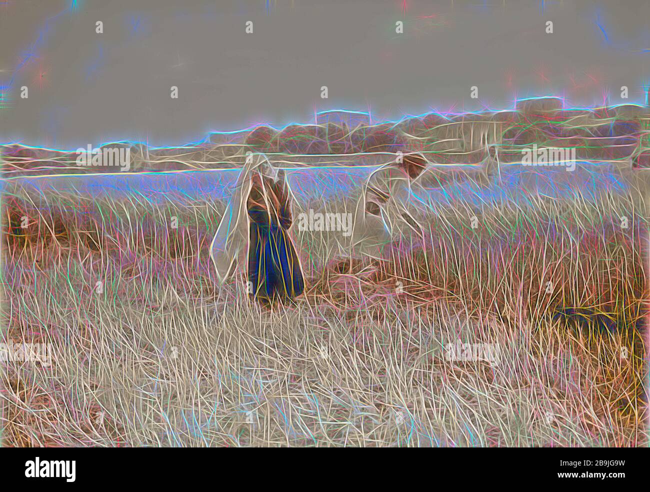 Harvesting and threshing floor scenes in the story of Ruth & Boaz 1898