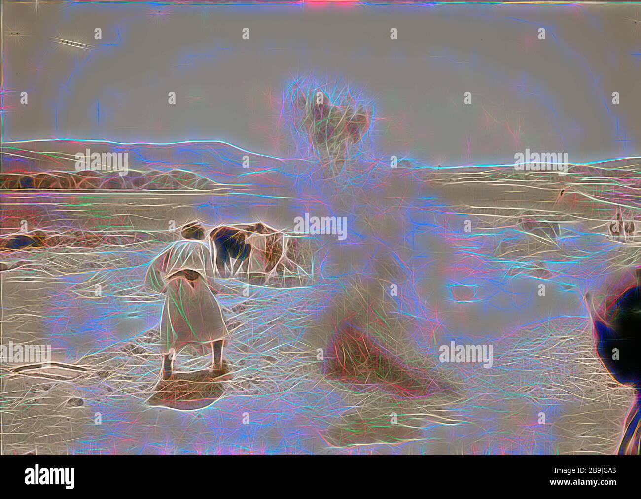 Harvesting and threshing floor scenes in the story of Ruth & Boaz 1898