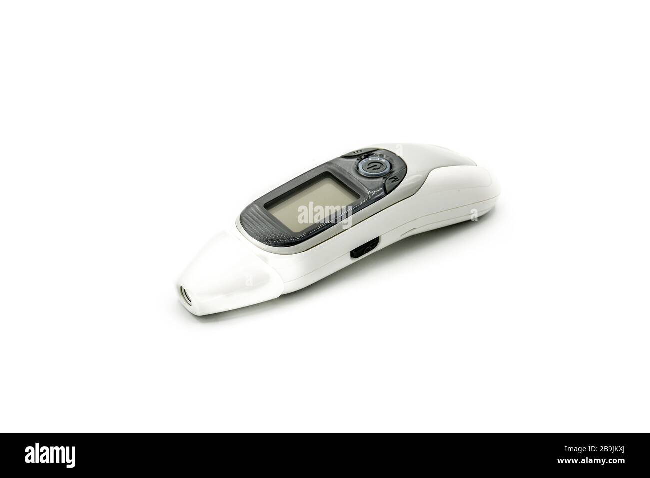 Digital thermometer isolated on white background Stock Photo