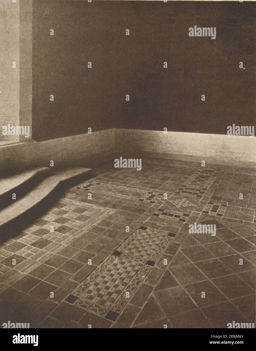 Cleveland Art Gallery. Touraine Quarry field in Travertine color