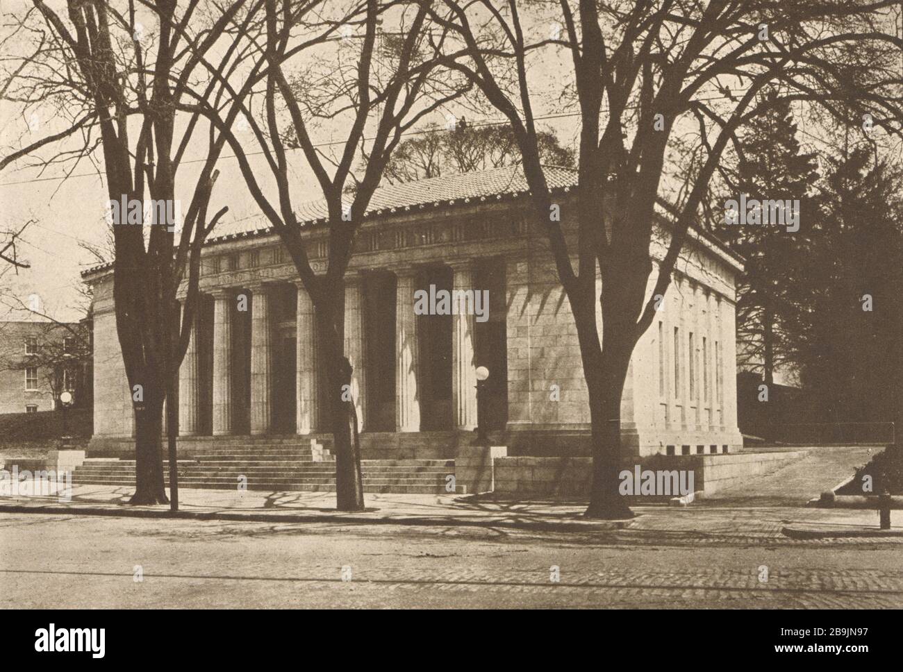 U.S. Post-office, Westerly, Rhode Island. James A. Wetmore, Supervising Architect, Treasury Department. (1919) Stock Photo