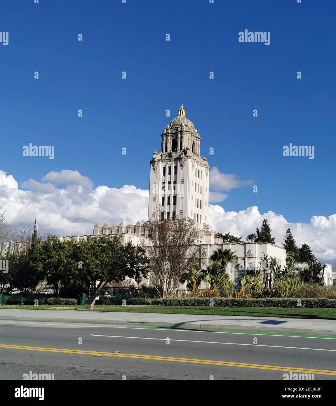 CORONAVIRUS LOS ANGELES LOCKDOWN Stock Photo
