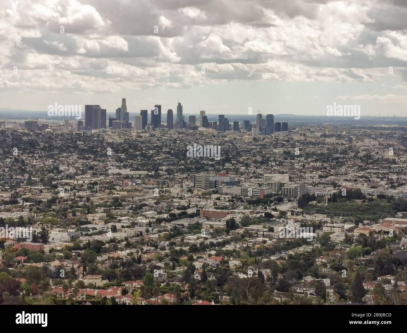 CORONAVIRUS LOS ANGELES LOCKDOWN Stock Photo