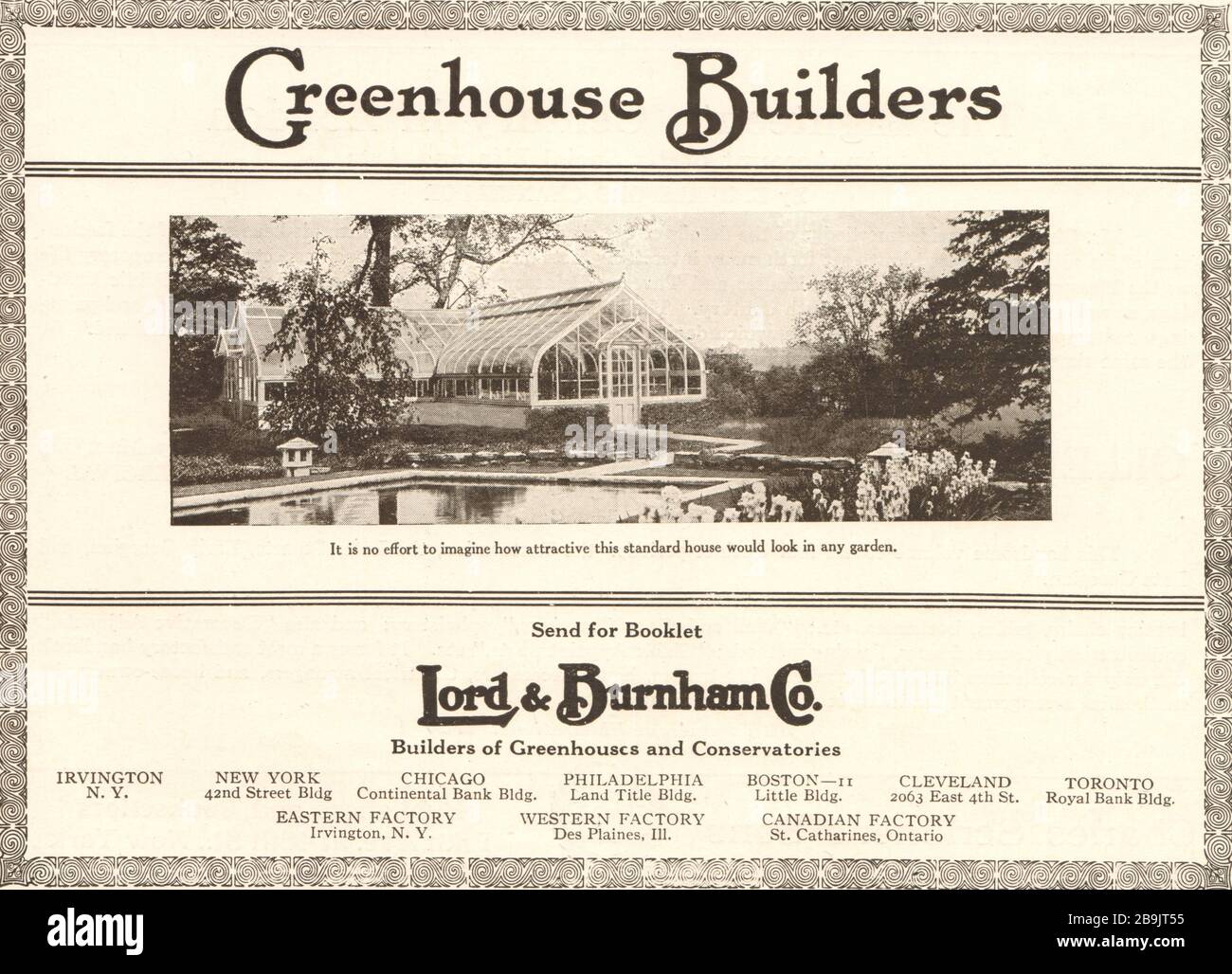 Greenhouse builders. Lord & Burnham Co. Builders of greenhouses and