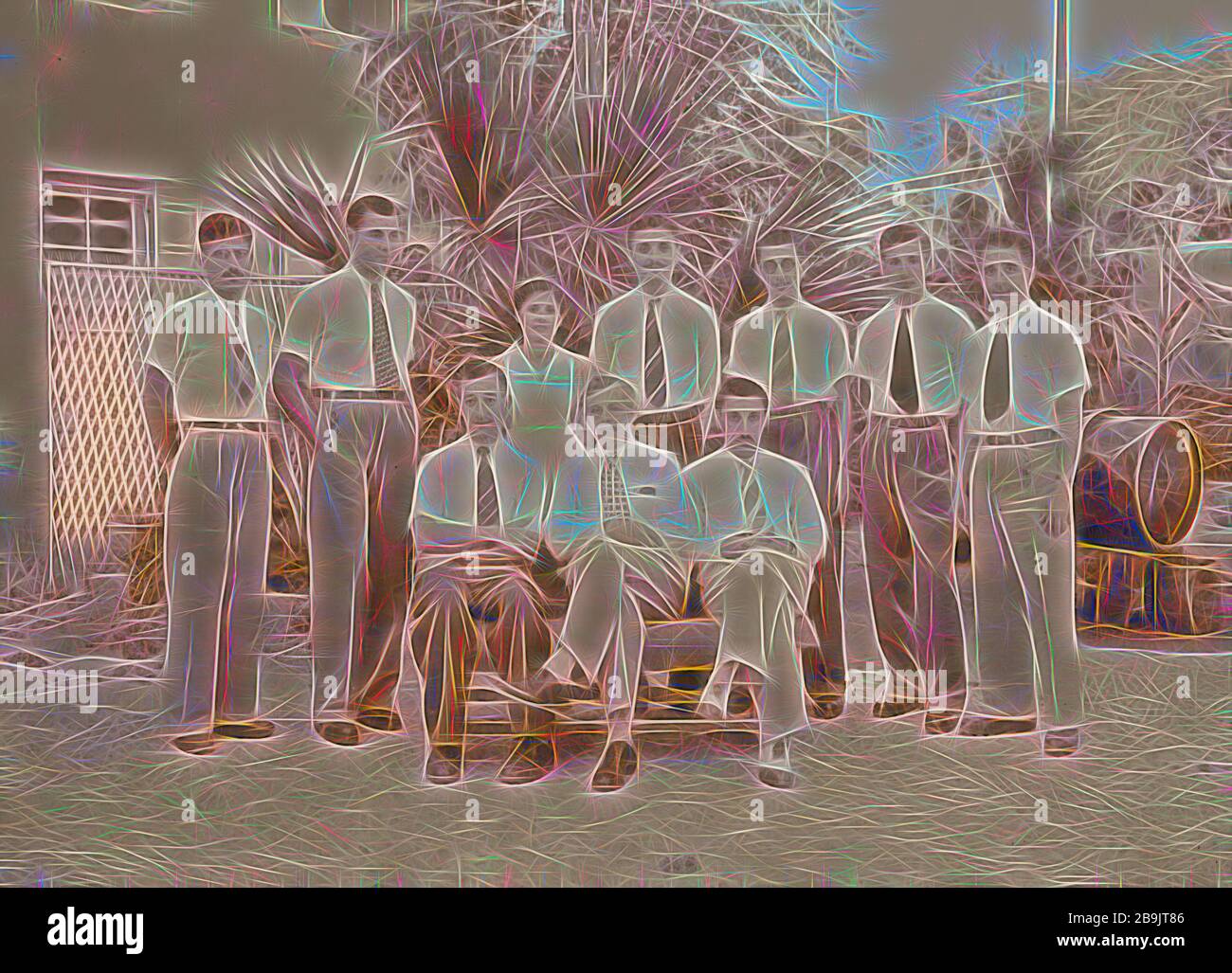 Dr. Bayes[?] & group of doctors, Tripoli, American Mission Hospital