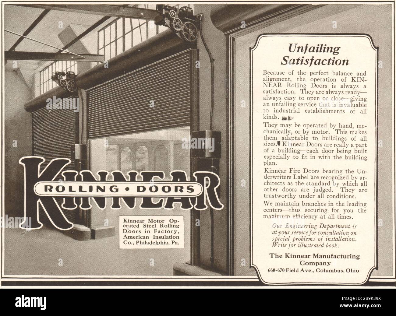 Kinnear, rolling doors. The Kinnear Manufacturing Company, 660670