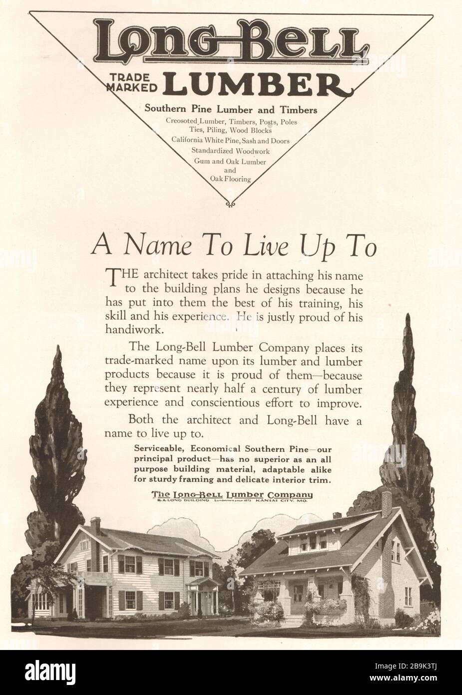 A name to live up to. The LongBell Lumber Company, R.A. Long building