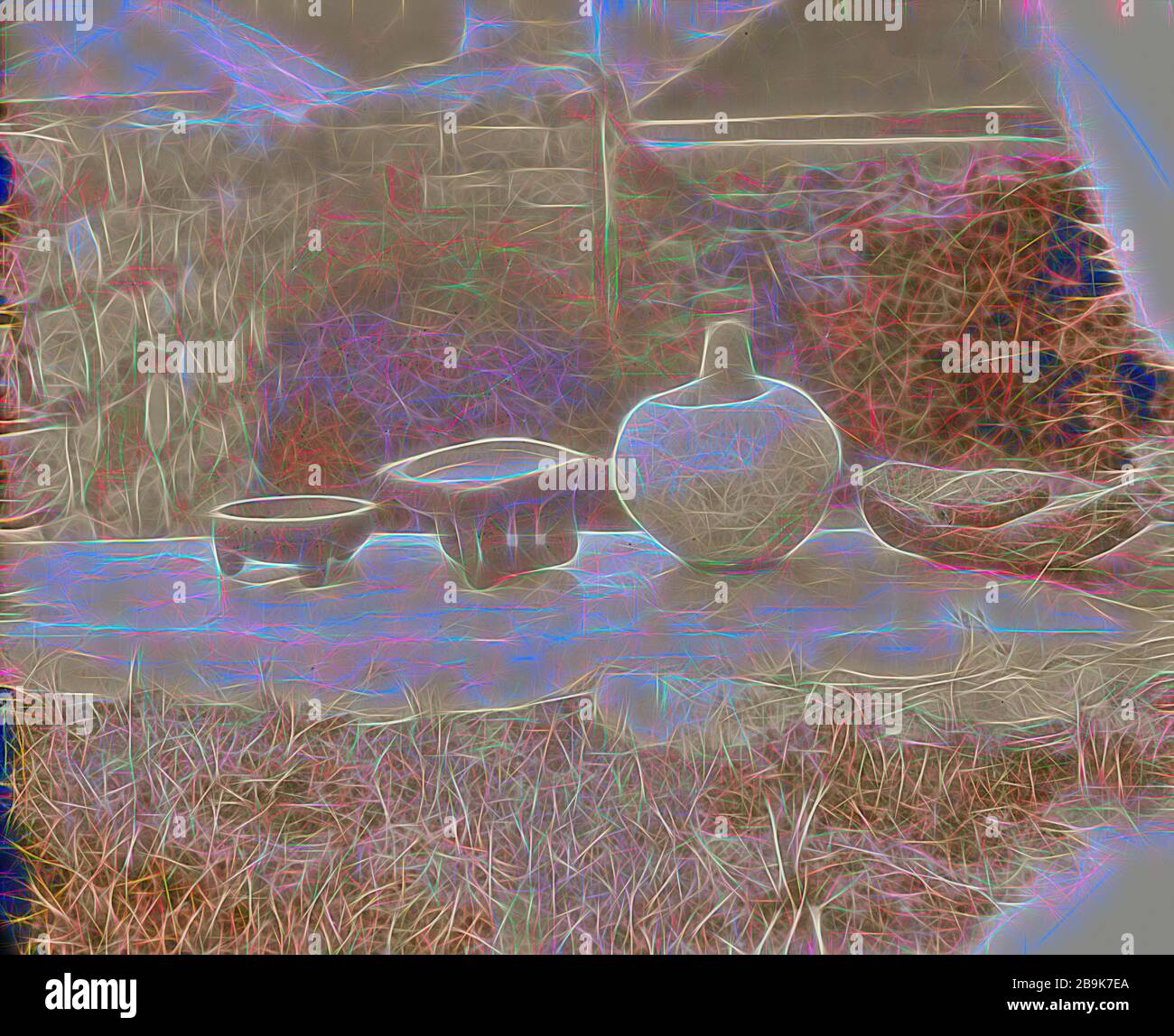 Agriculture, Primitive methods of rubbing and grinding wheat. Excavated