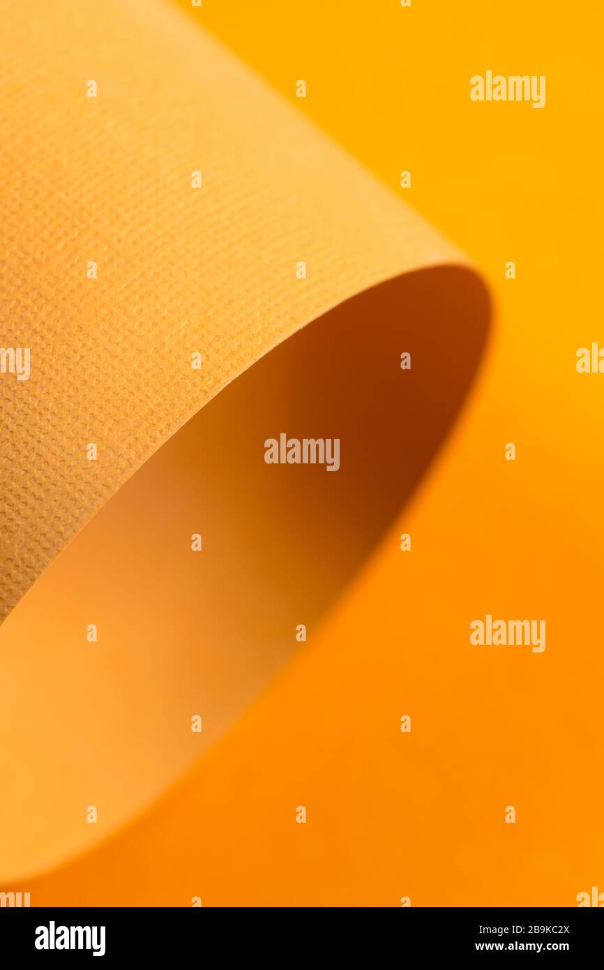 Yellow color paper designs Stock Photo