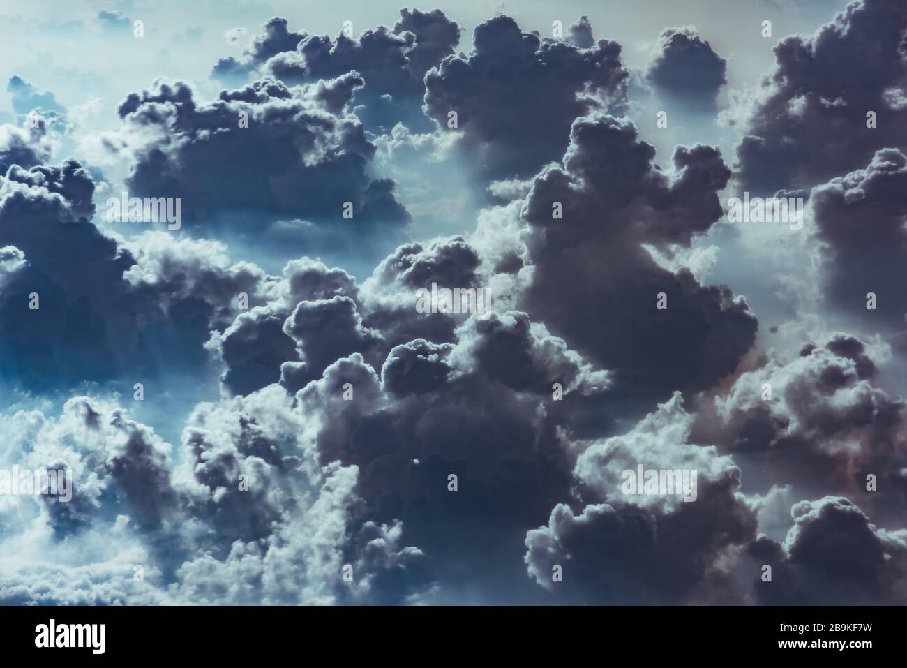 cloud and sky view from the window of an airplane Stock Photo - Alamy