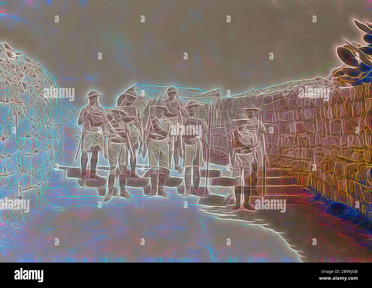 The raising of the siege of Jerusalem Typical scene of troops in Old ...