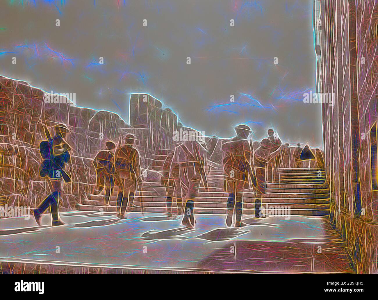 The raising of the siege of Jerusalem Typical scene of troops in Old ...
