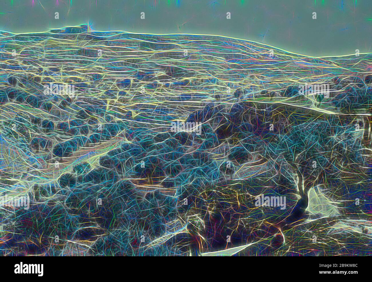Jerusalem. Valley of Hinnom from the west. Joshua 1518. 1950, Jerusalem