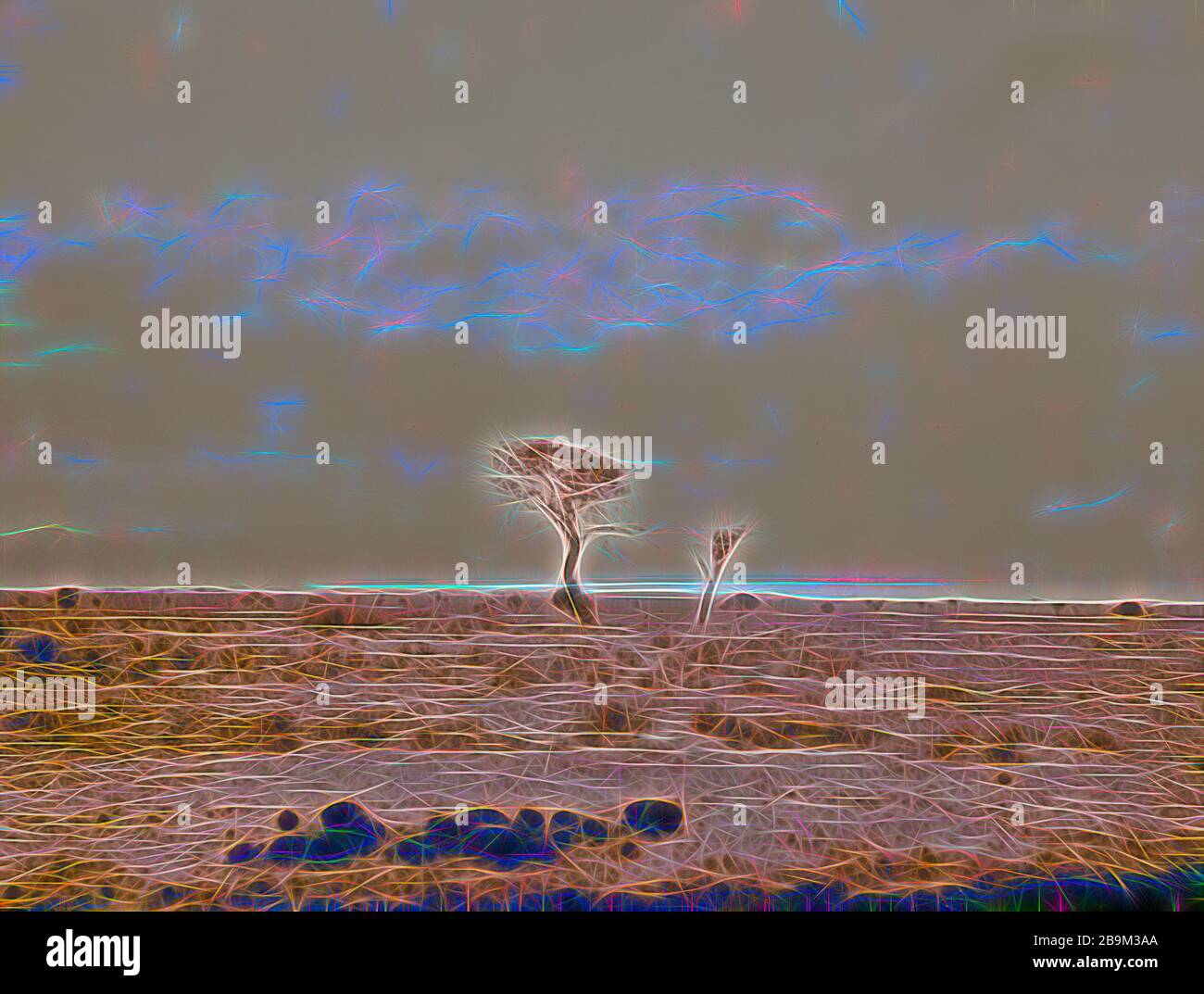 Kenya Colony. Rift Valley and en route to Nairobi. Typical valley scene