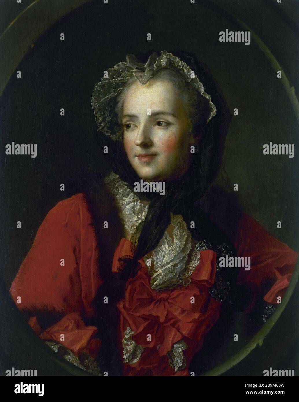 PORTRAIT OF MARY Leszczinska, QUEEN OF FRANCE Attribué à JeanMarc
