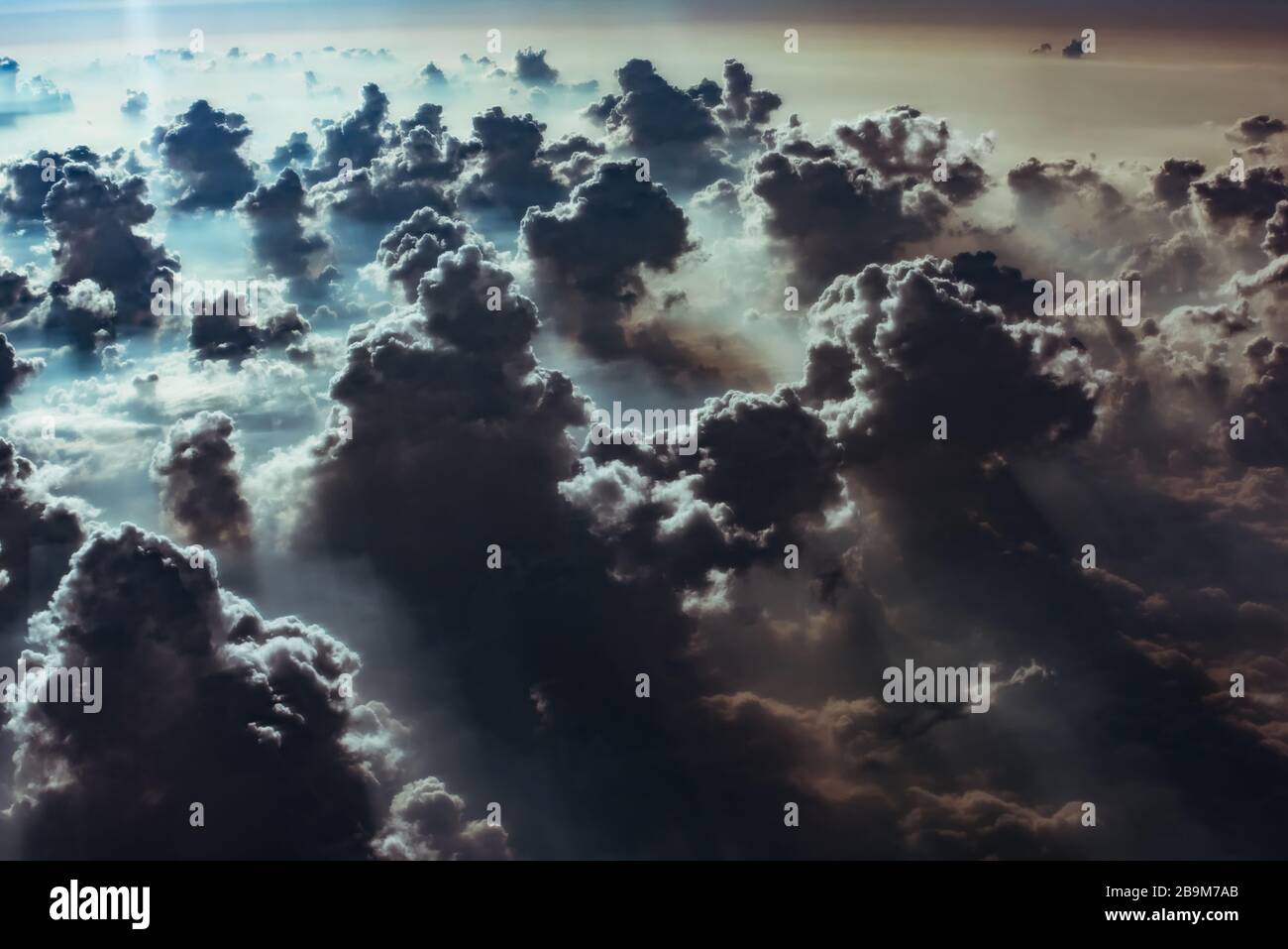 cloud and sky view from the window of an airplane Stock Photo - Alamy