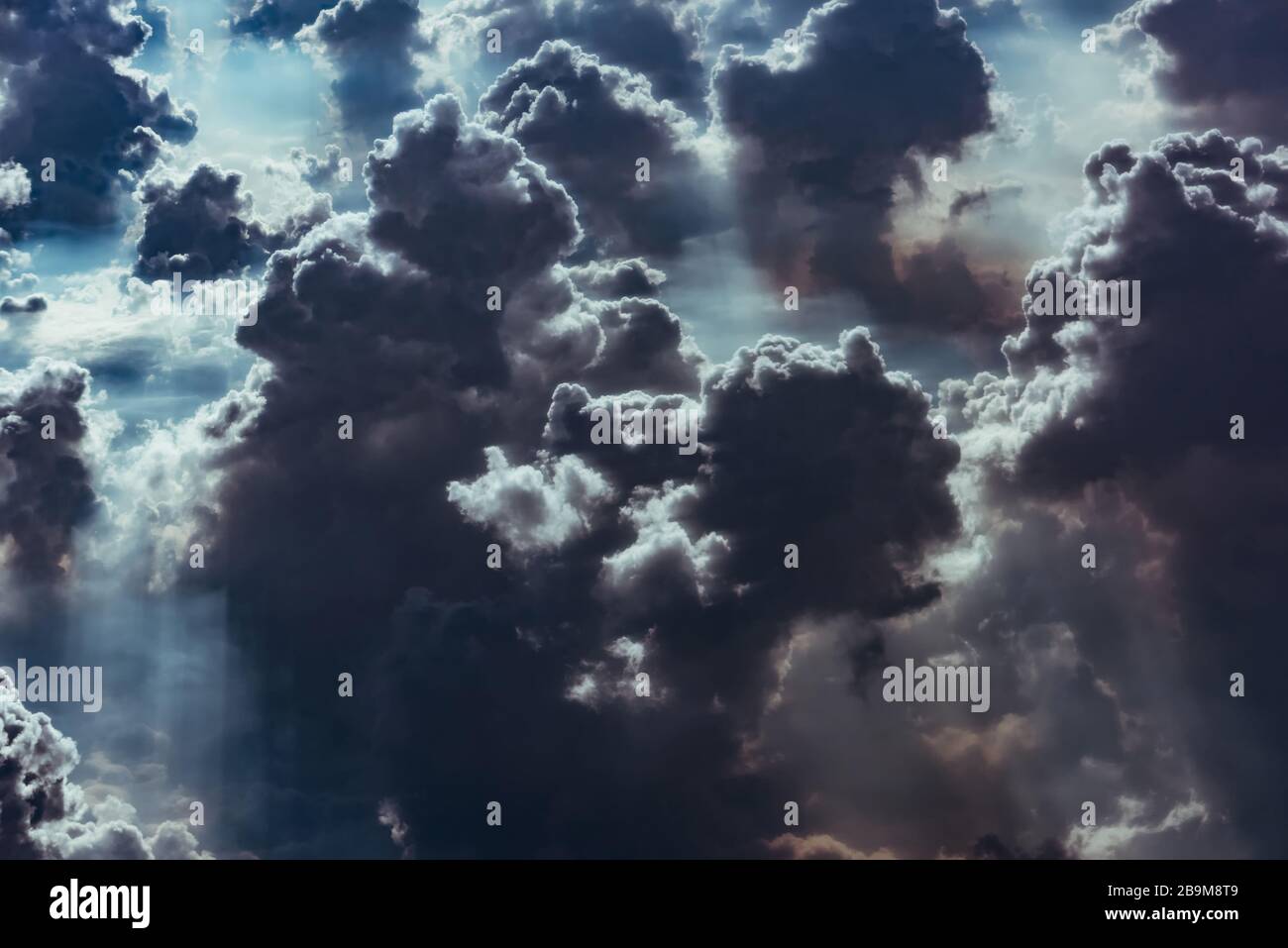 cloud and sky view from the window of an airplane Stock Photo - Alamy