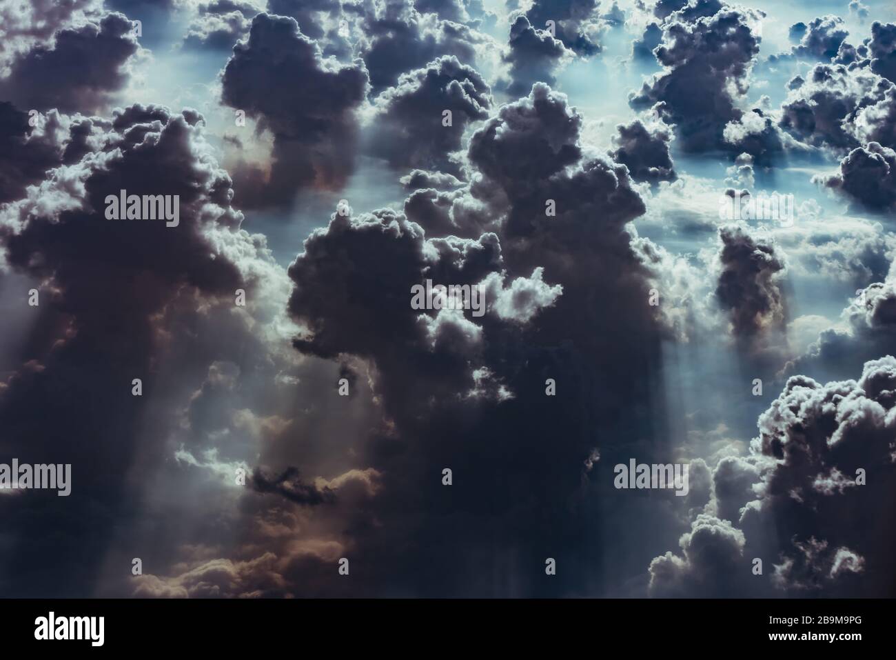 cloud and sky view from the window of an airplane Stock Photo - Alamy