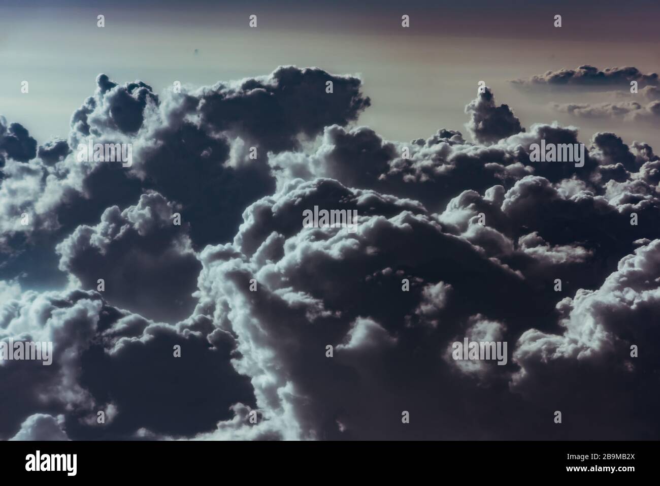 cloud and sky view from the window of an airplane Stock Photo - Alamy