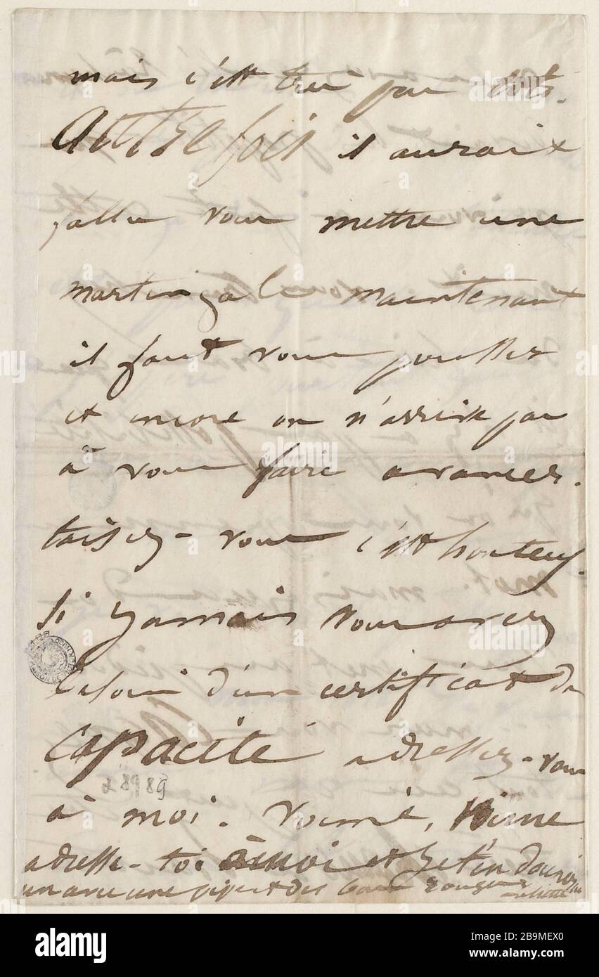 July 7 Wednesday noon? [1847] Stock Photo