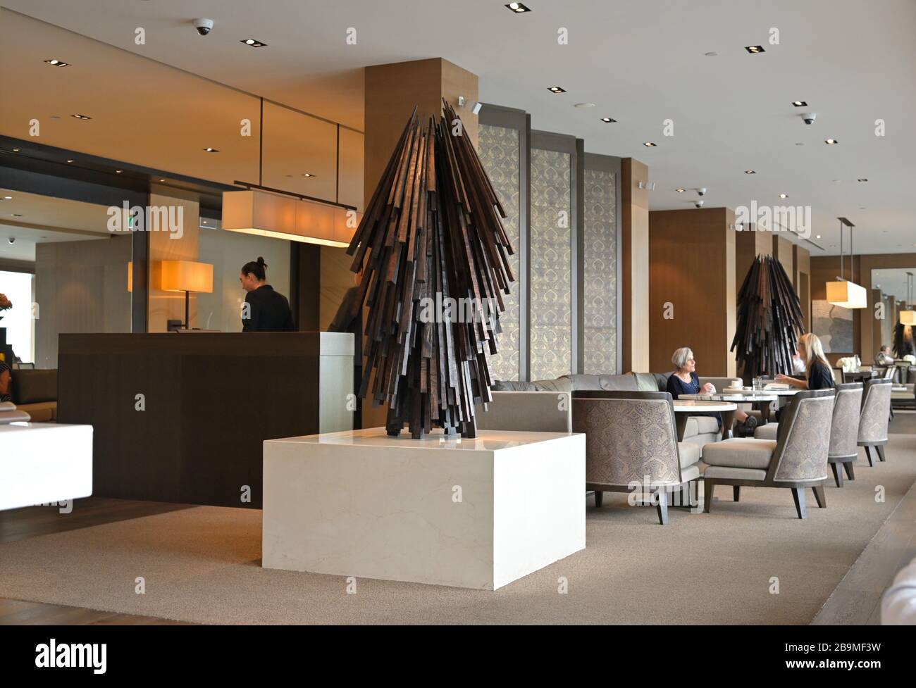 The Dining Room in the Park Hyatt hotel, Sydney NSW Stock Photo Alamy