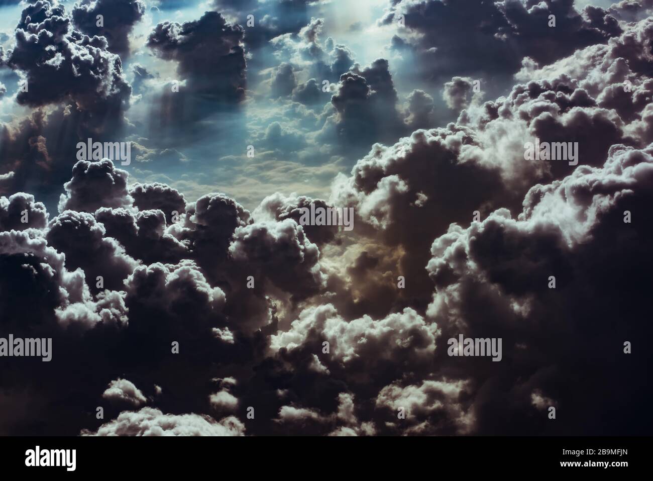 cloud and sky view from the window of an airplane Stock Photo - Alamy