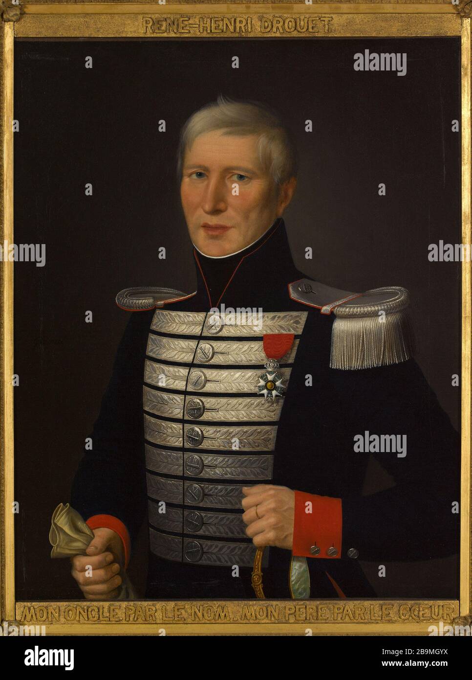 PORTRAIT OF THE LIEUTENANTHENRI RENE DROUET Antoine Giroust (17531817