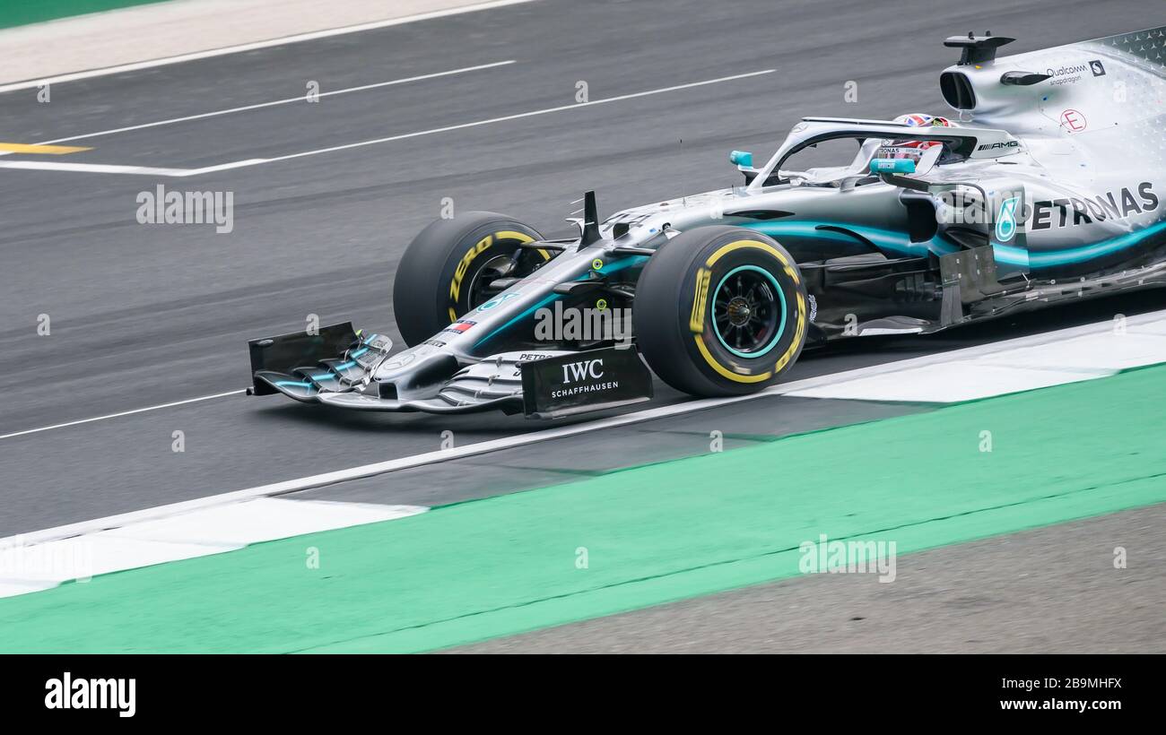 Lewis Hamilton - 2019 British Grand Prix, Silverstone, Northamptonshire Stock Photo