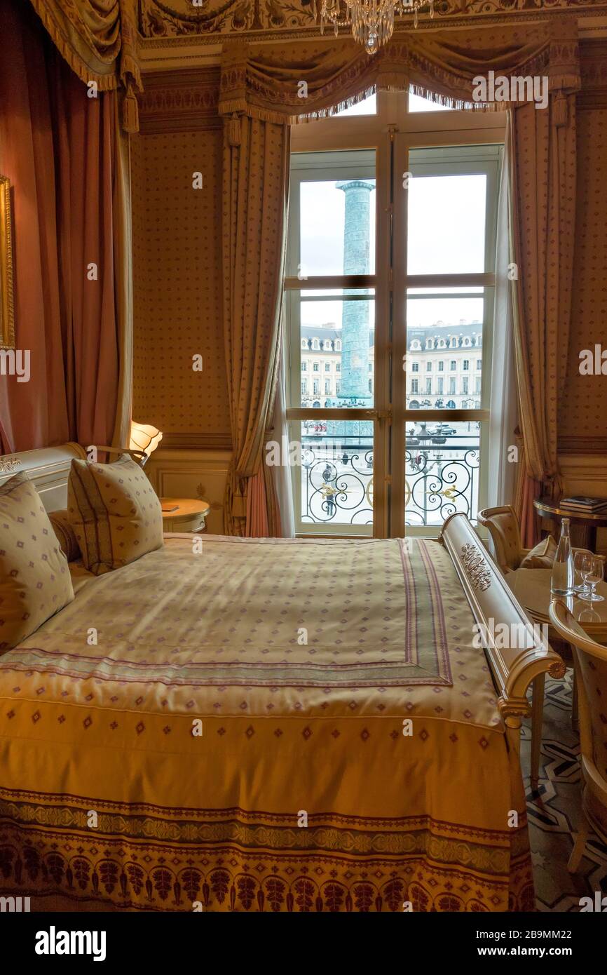 Chopin Suite, The Ritz Hotel, Paris, France Stock Photo