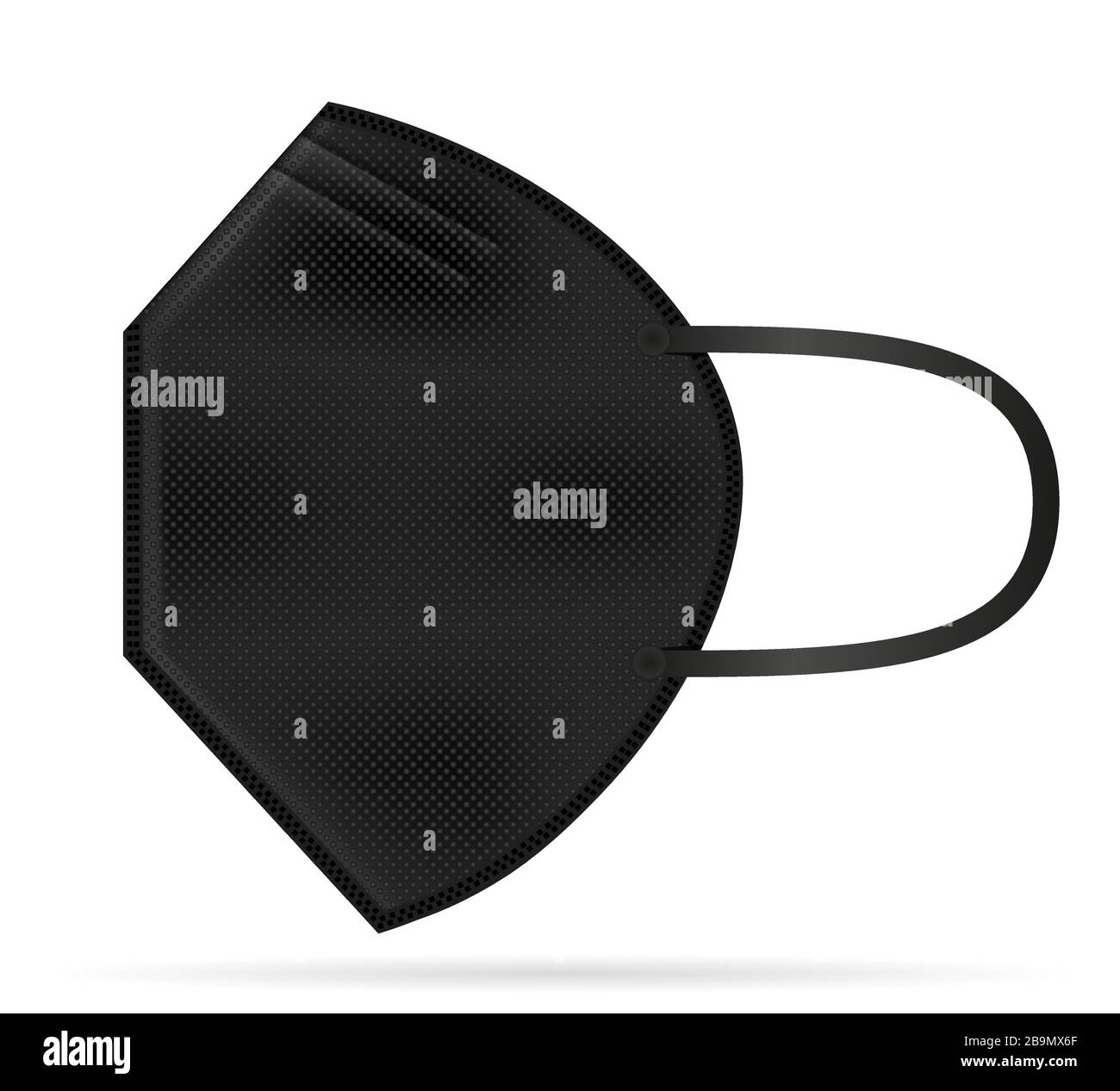 medical respiratory breathing mask for protection against diseases and