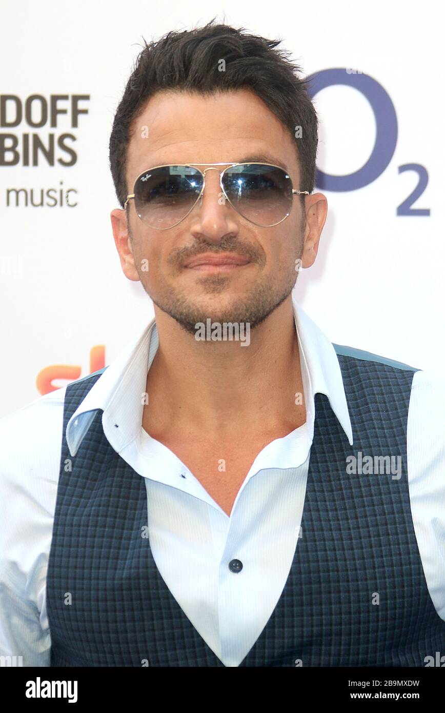 Jul 06, 2018 - London, England, UK - Nordoff Robbins O2 Silver Clef Awards 2018   Photo Shows: Peter Andre Stock Photo