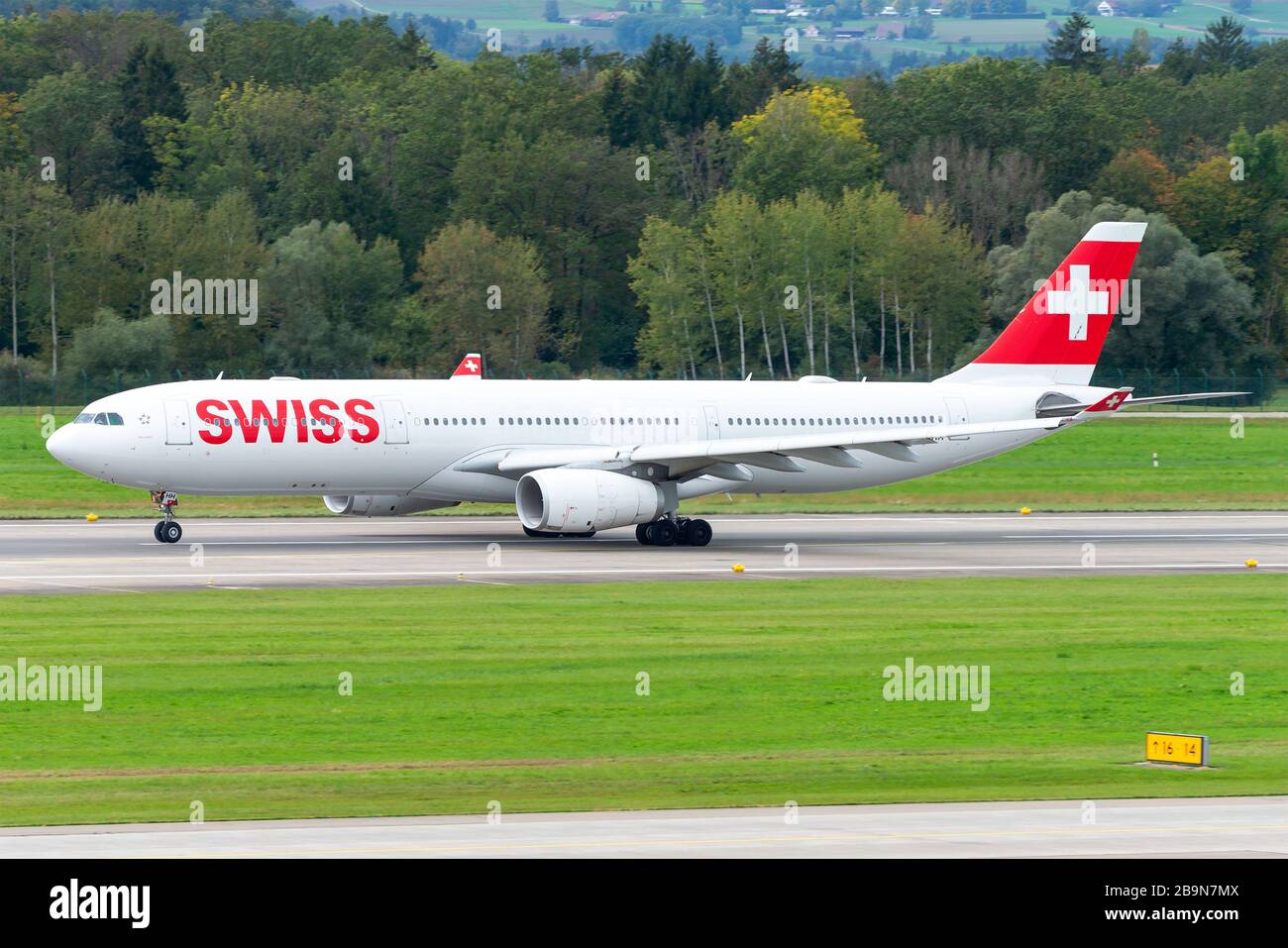 Swiss airlines airbus a330 hi-res stock photography and