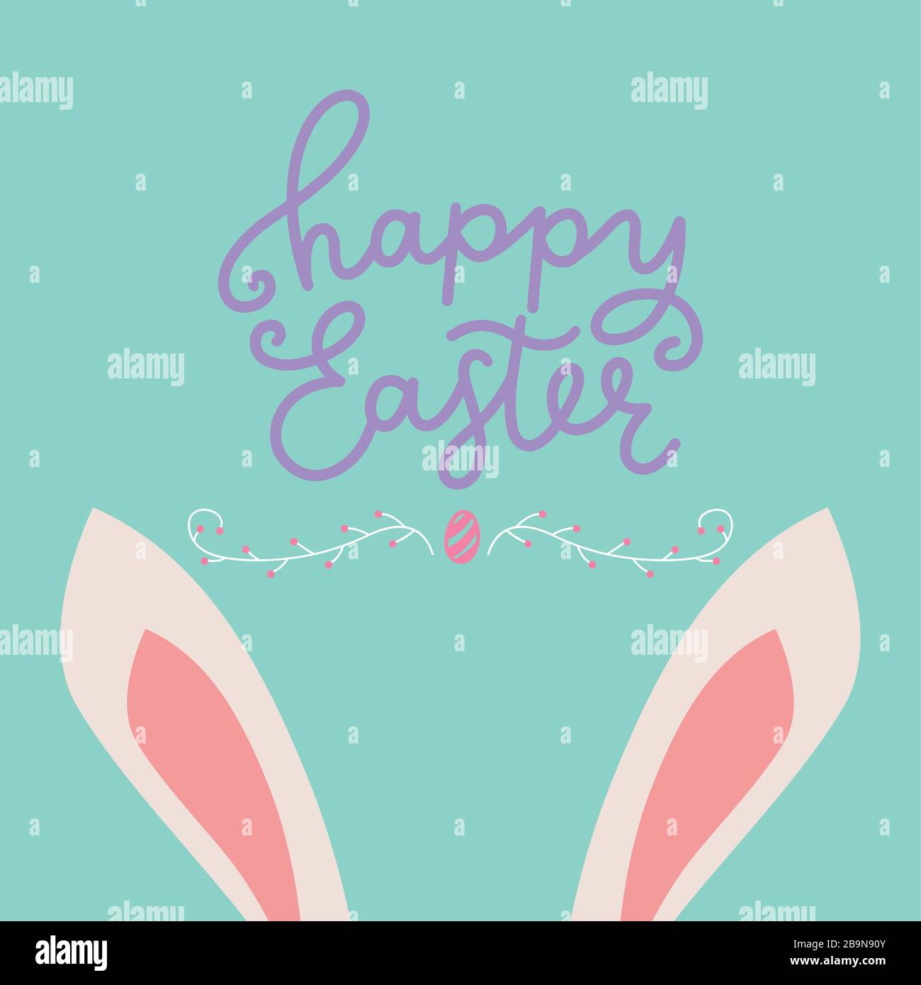 Happy easter card Stock Vector