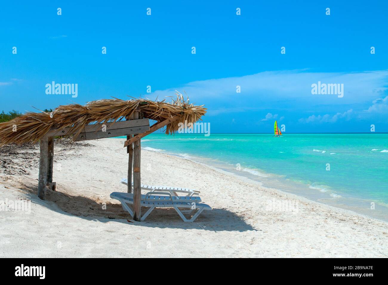 Beach Cayo Guillermo, Ciego de Ávila, Cuba Stock Photo