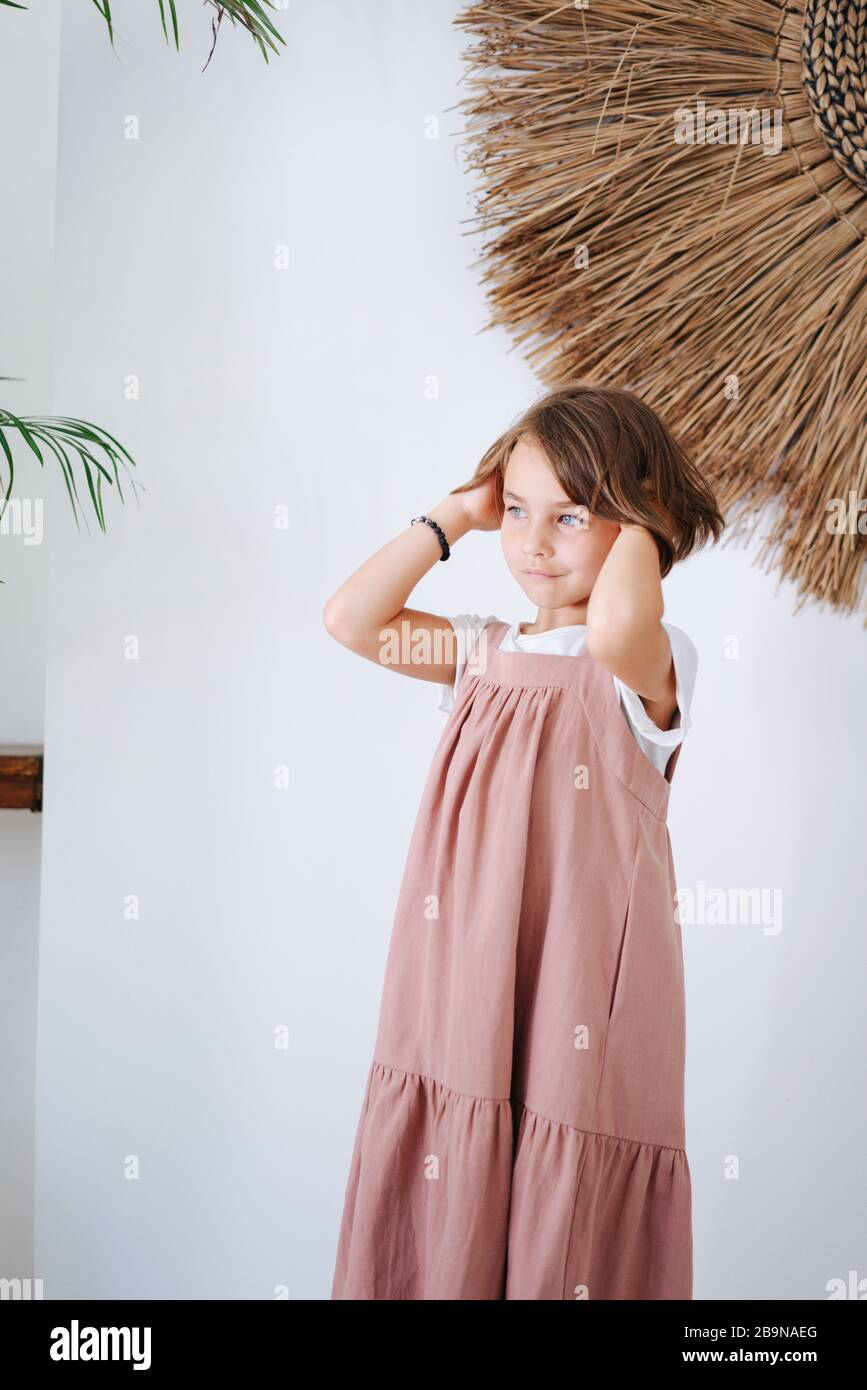 little girl tropical dress