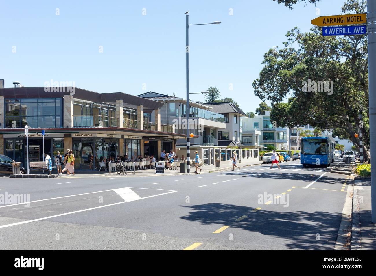 Shopping Centre, Kohimarama, Tamaki Drive, Kohimarama, Auckland, New Zealand Stock Photo
