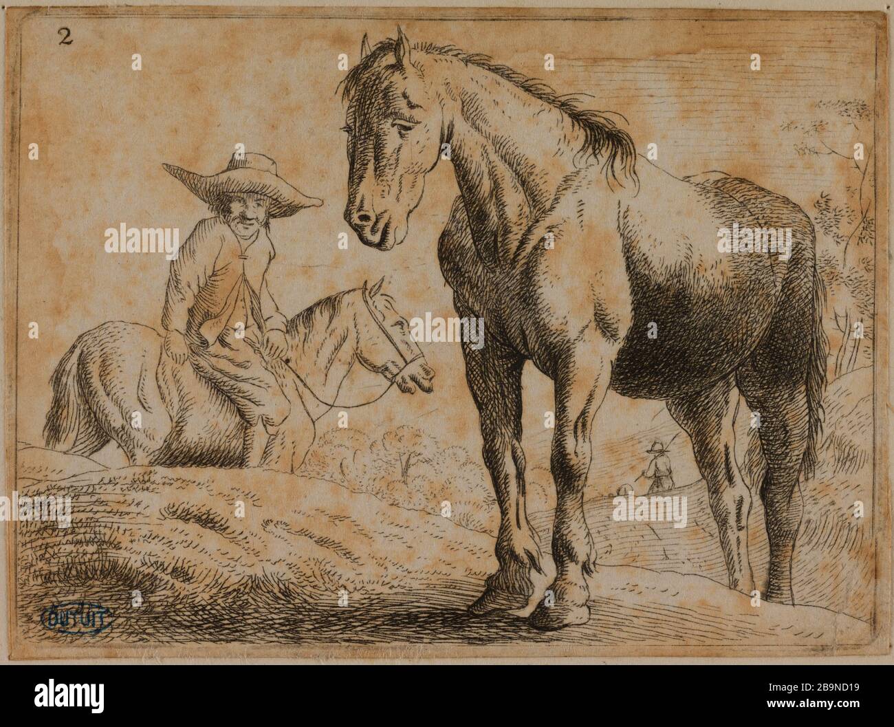 Different Horses 2 Bartsch 2 Van Aken Jan Differents Chevaux N 2 Bartsch 2 Eau Forte Musee Des Beaux Arts De La Ville De Paris Petit Palais Stock Photo Alamy