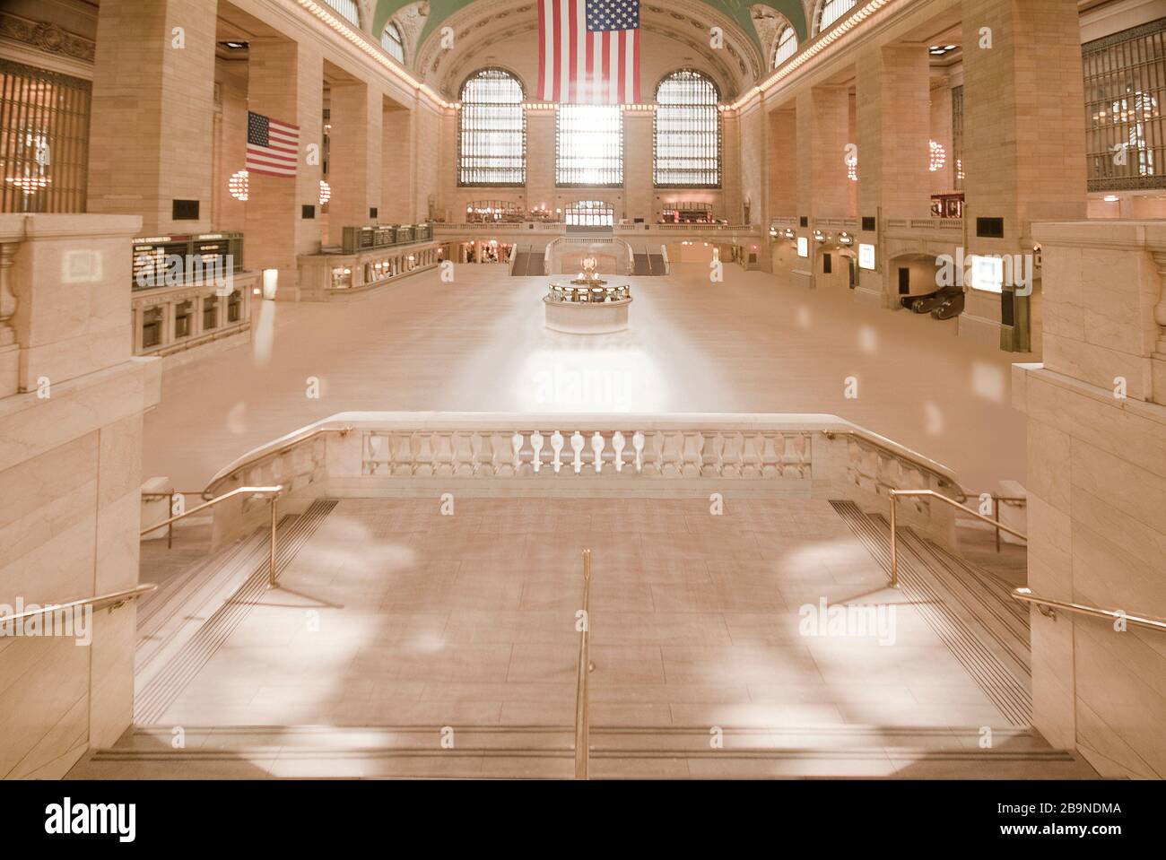 Empty Grand Central Station Stock Photo