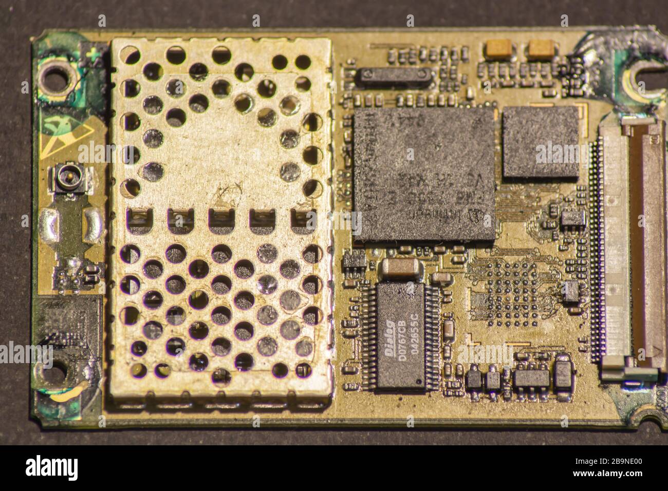 Electronics printed circuit board FAX circuit board Stock Photo - Alamy