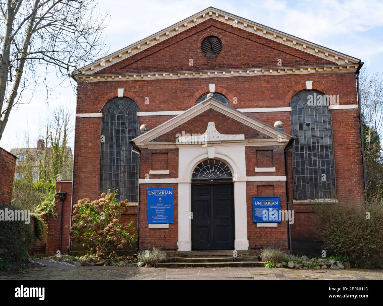 Unitarian Church building. Stourbridge, West Midlands. Stock Photo