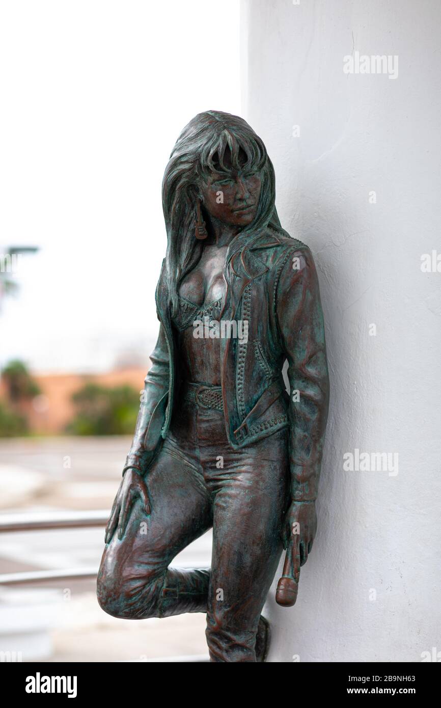 Corpus Christi, Texas, USA November 17, 2019 Statue in Memory of