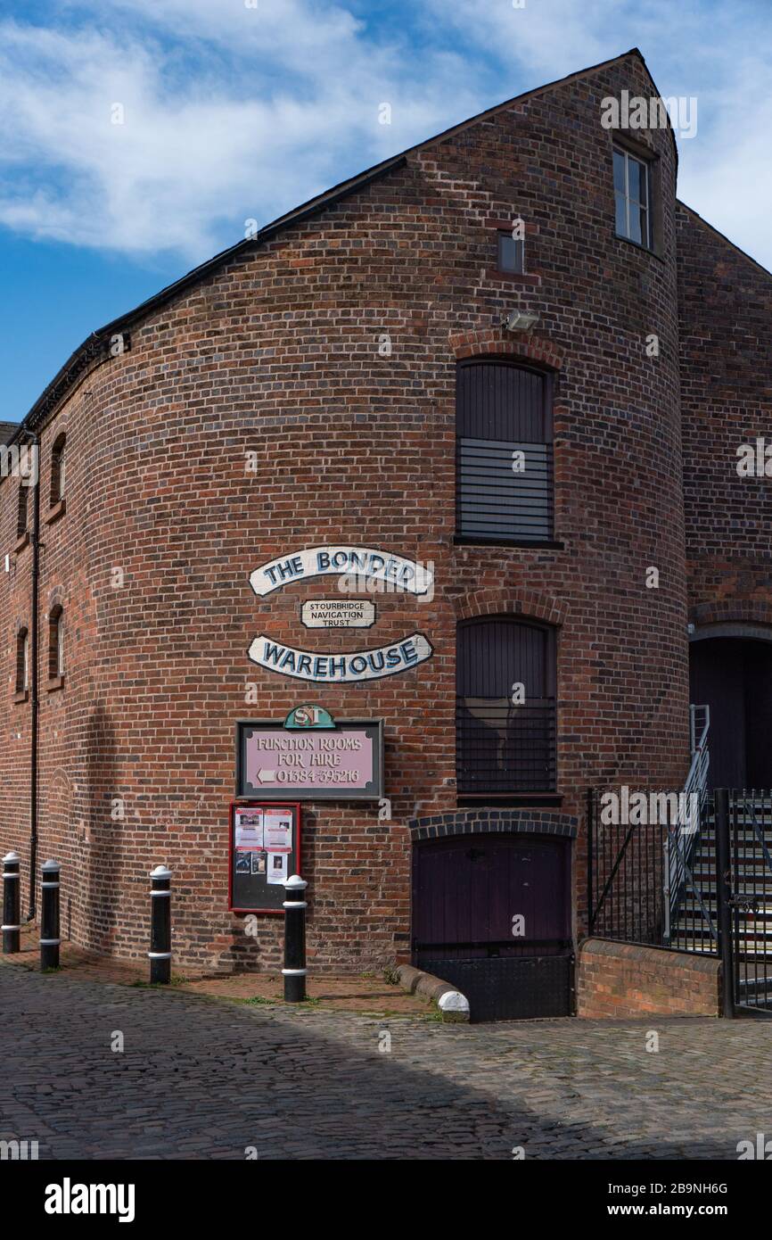 The Bonded warehouse. Stourbridge. West Midlands. Black country Stock Photo