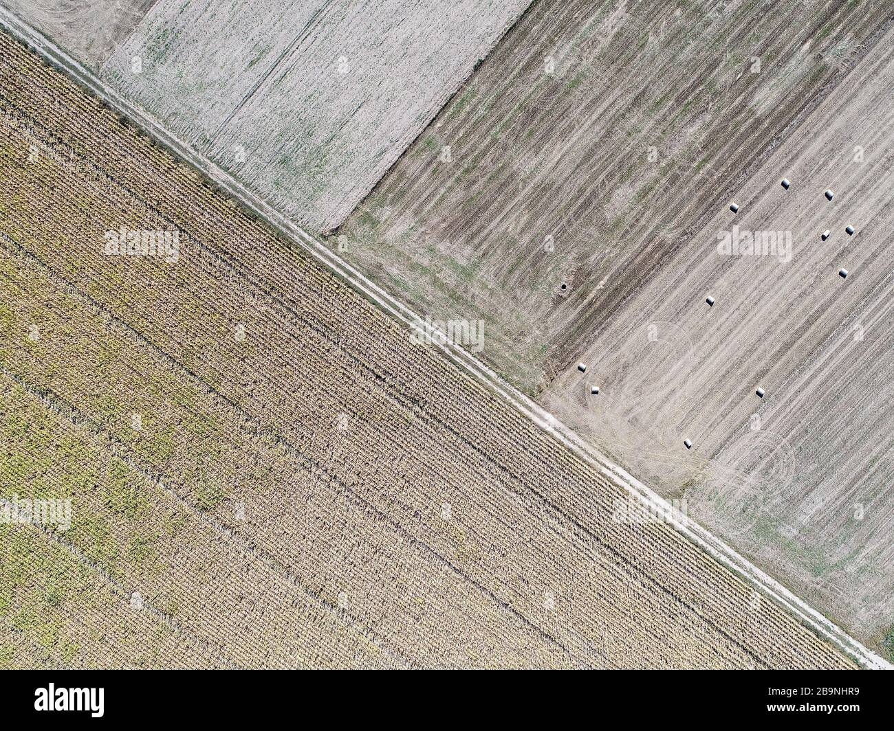Corn field usa aerial hi-res stock photography and images - Alamy