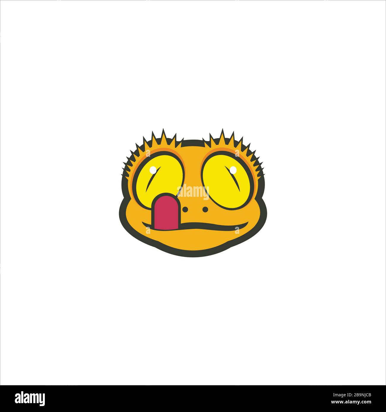Gecko Lizard Logo Vector Design Template Stock Vector Image & Art - Alamy