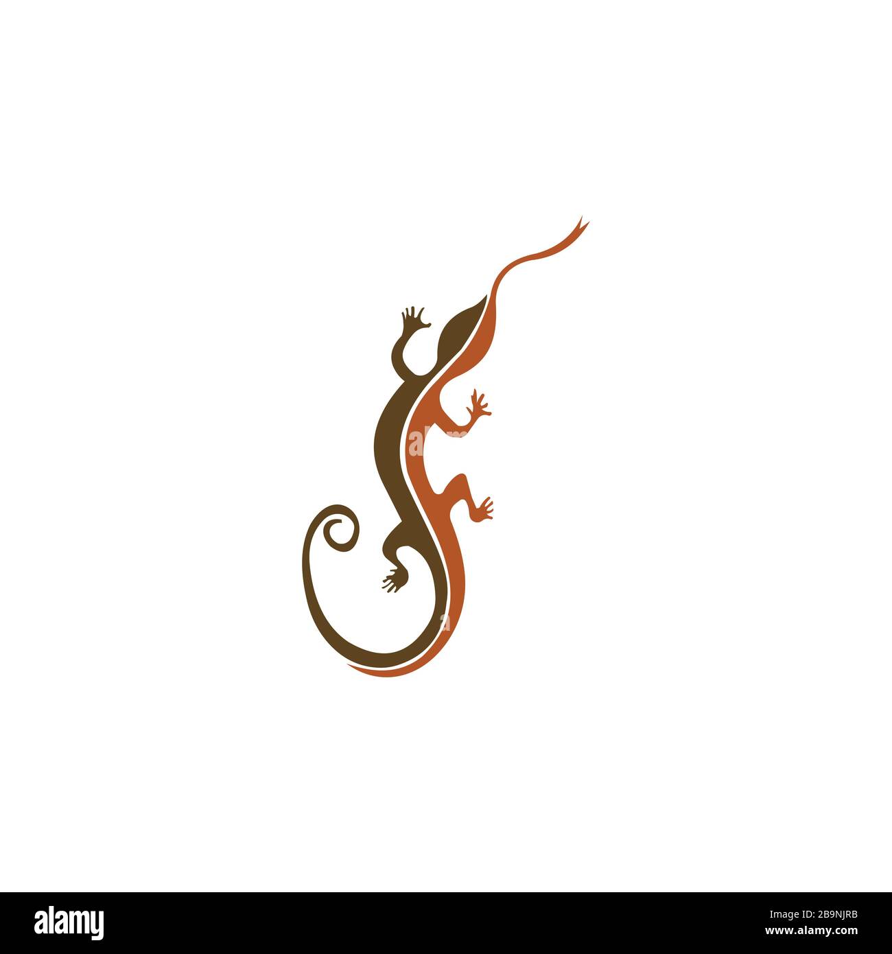 Gecko Lizard Logo Vector Design Template Stock Vector Image & Art - Alamy
