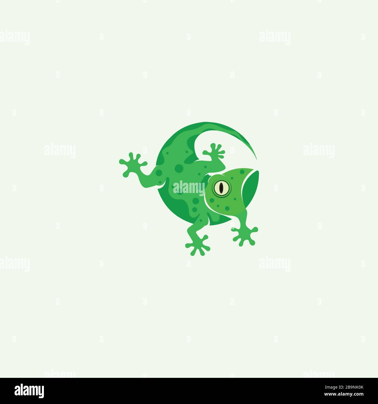 Gecko Lizard Logo Vector Design Template Stock Vector Image & Art - Alamy