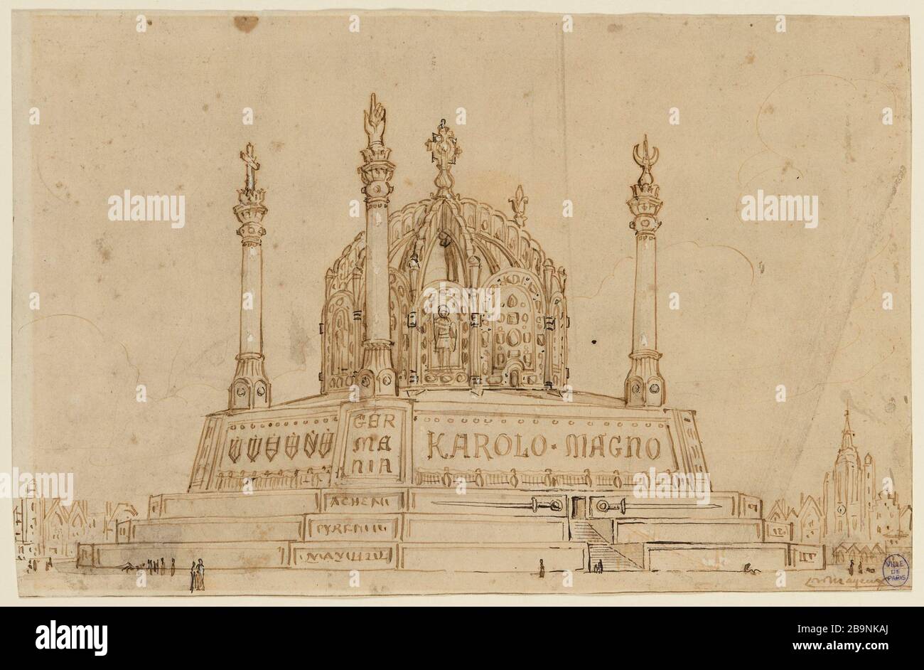 Tomb of Charlemagne Stock Photo Alamy